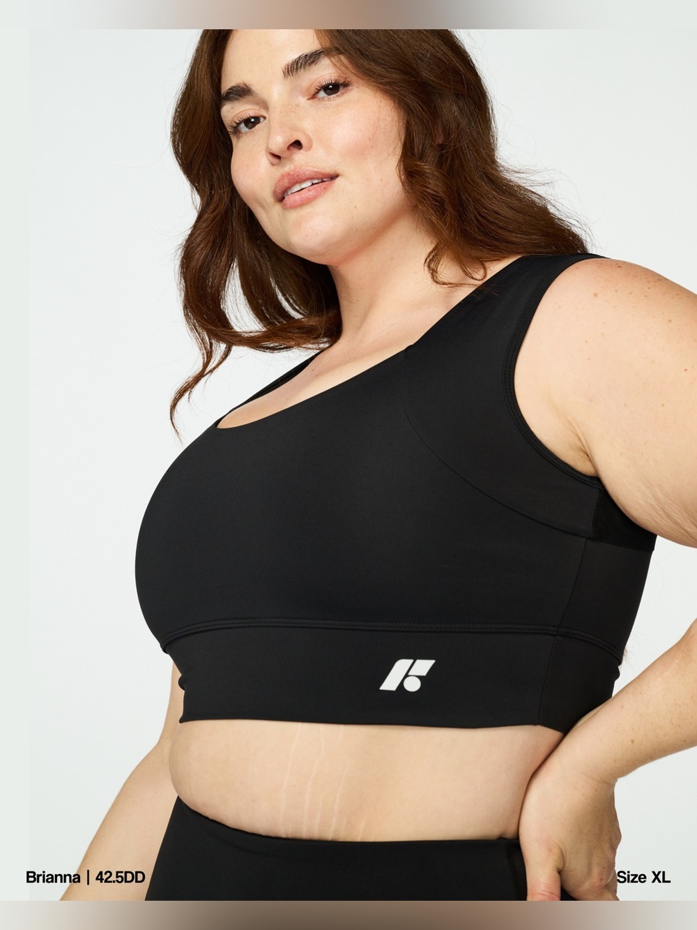 Forme NWT Power Bra Obsidian Posture Correcting Mesh Back Sports Bra Athletic